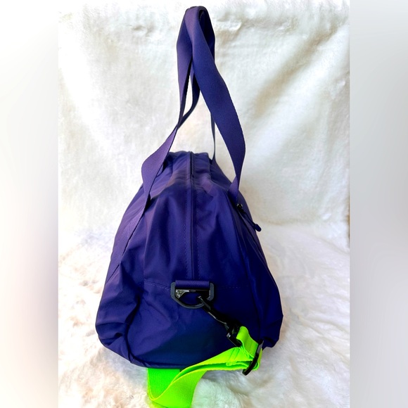 Nike C72 Legend 2.0 Sport Bag in Purple and Neon Green Small Size Duffel Bag - Picture 12 of 14
